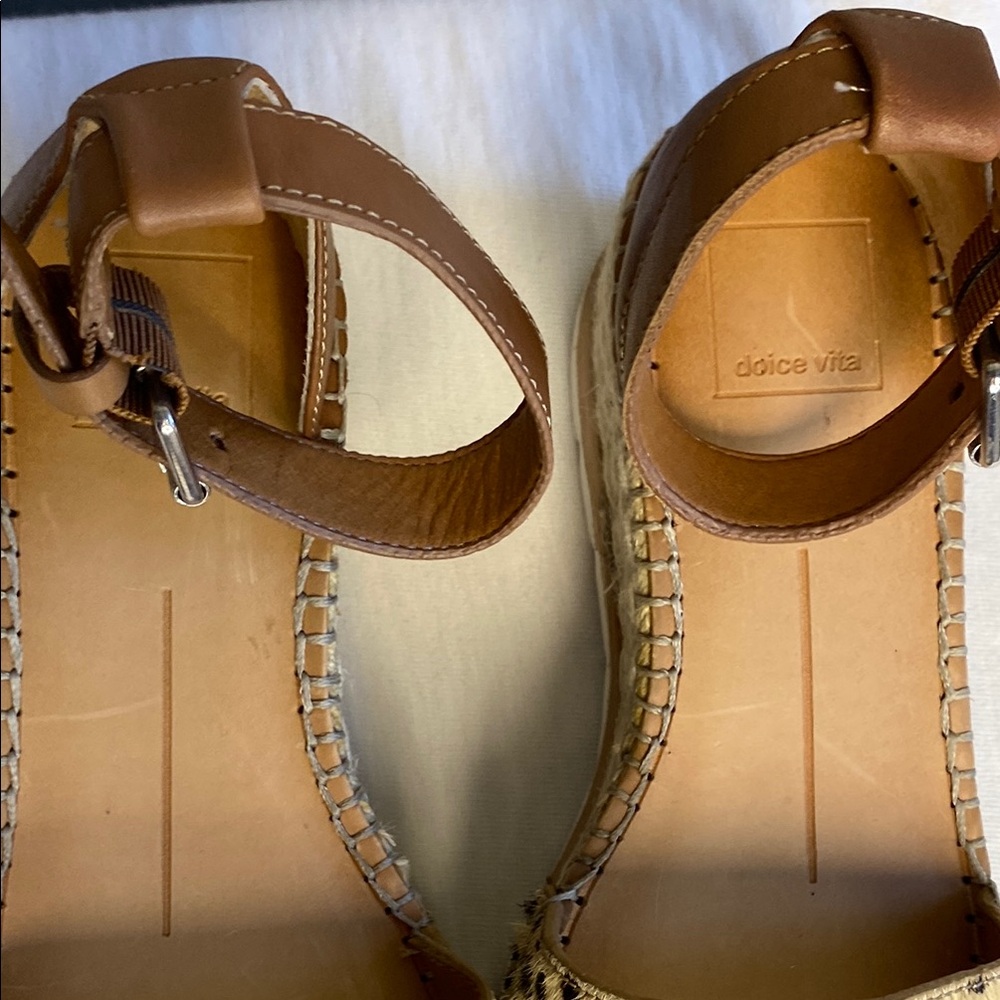 Dolce Vita Espadrilles in Brown and Black - Picture 2 of 6
